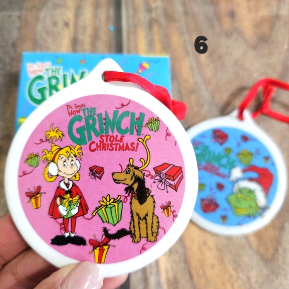 Universal Other - Two Dr Seuss How the Grinch Stole Christmas Ornaments Vintage 2000